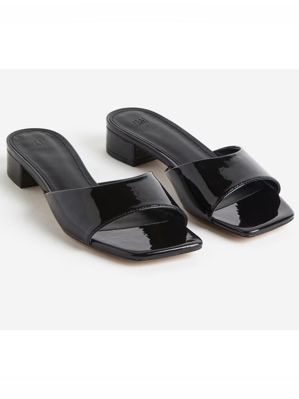 H&M Black Mules